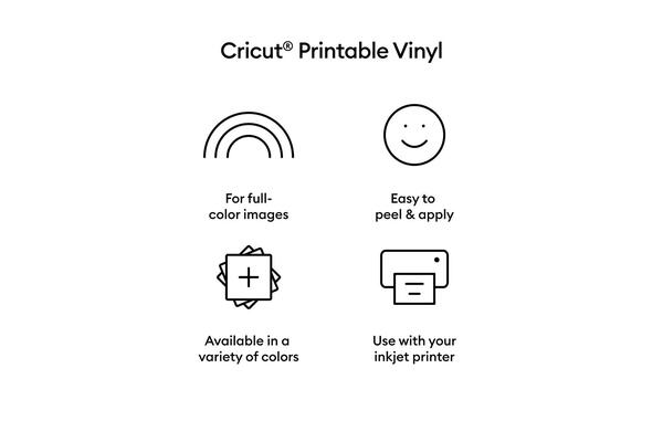 Cricut Joy Xtra Printable Vinyl Silver 10-pack A4
