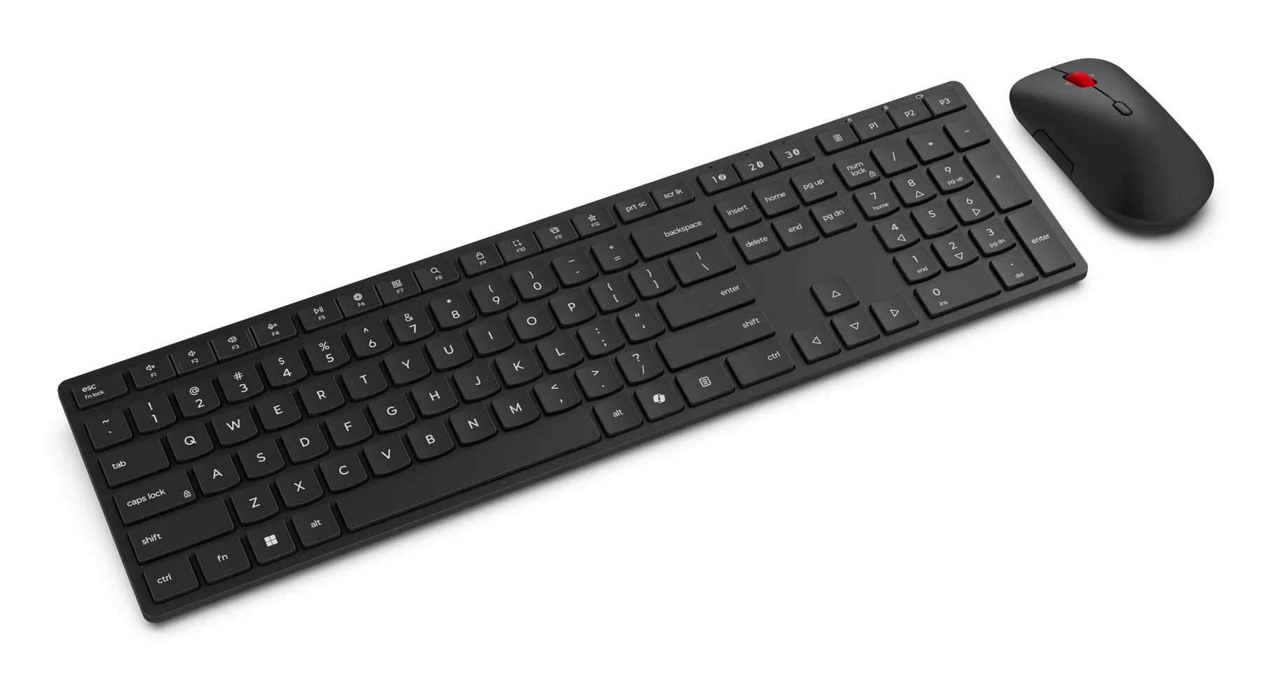 Lenovo Multi-Mode Pro Combo tr&aring;dl&ouml;st tangentbord och mus, eclipse black