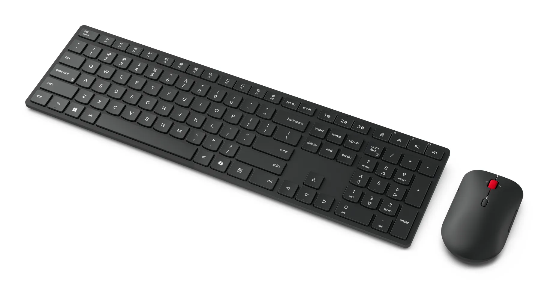 Lenovo Multi-Mode Pro Combo tr&aring;dl&ouml;st tangentbord och mus, eclipse black