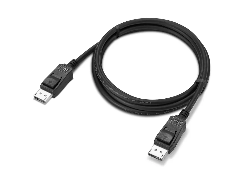 Lenovo DisplayPort 1.4 -kaapeli, jossa 8K, 1,8 m, musta