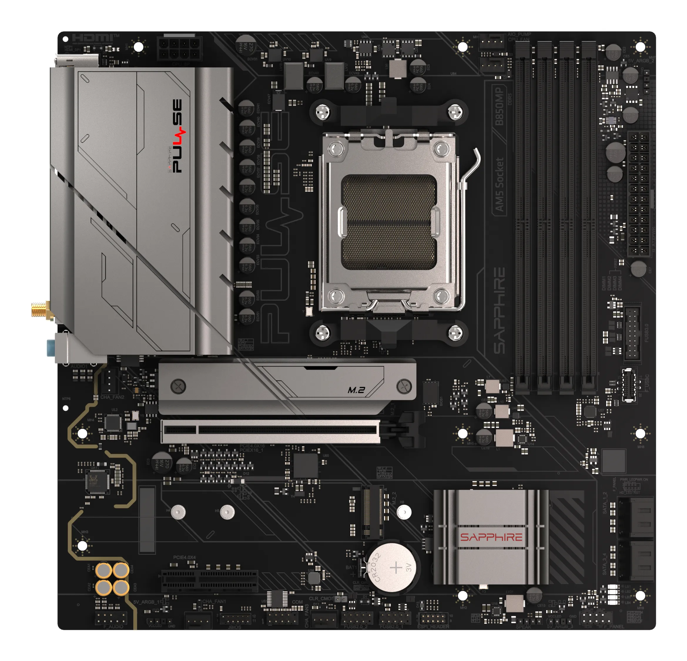 Sapphire PULSE B850M WIFI AM5 mATX Motherboard