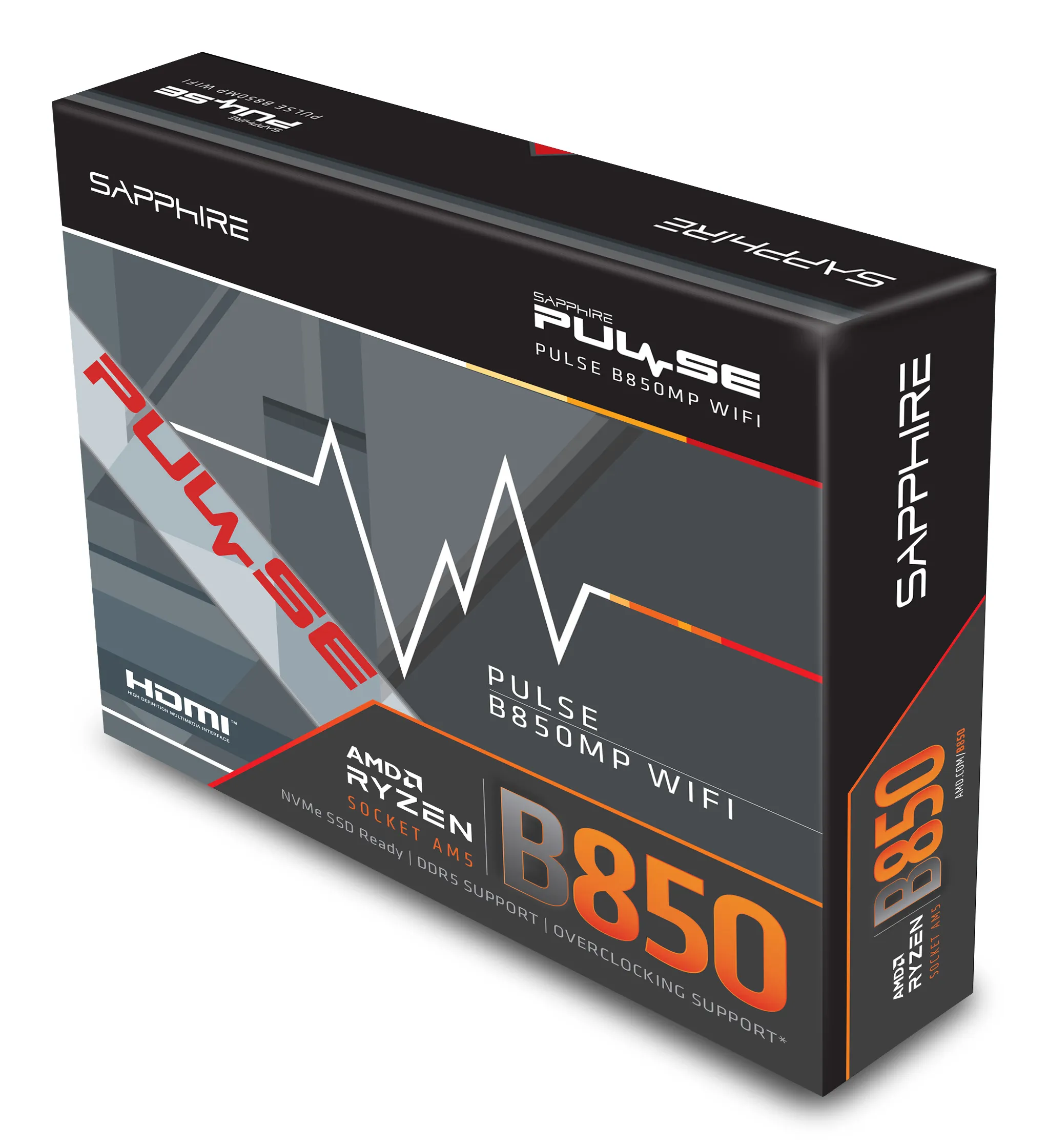 Sapphire PULSE B850M WIFI AM5 mATX Motherboard