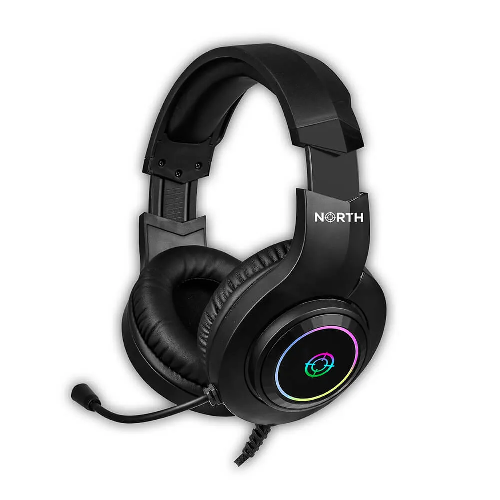 North H100 RGB - gaming headset, black