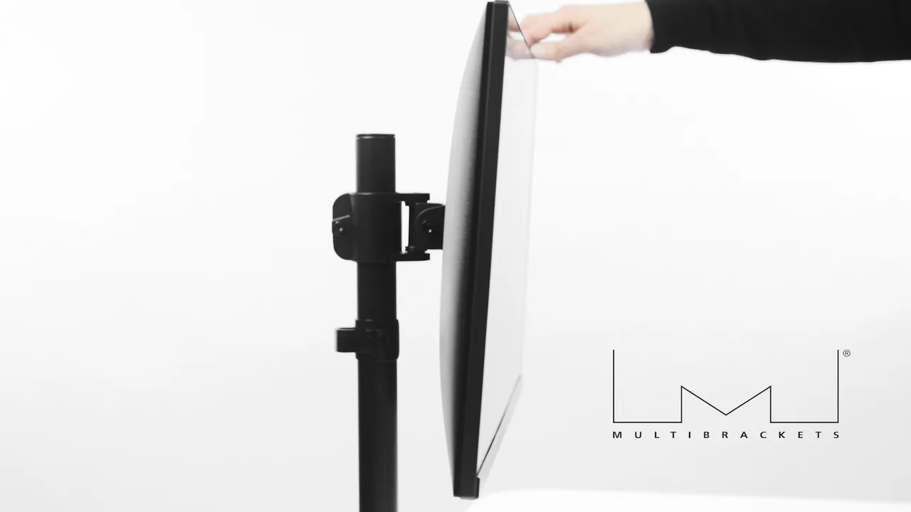 Multibrackets M Deskmount Basic Single -n&auml;ytt&ouml;varsi, musta, 15&quot;-27&quot;, 10kg