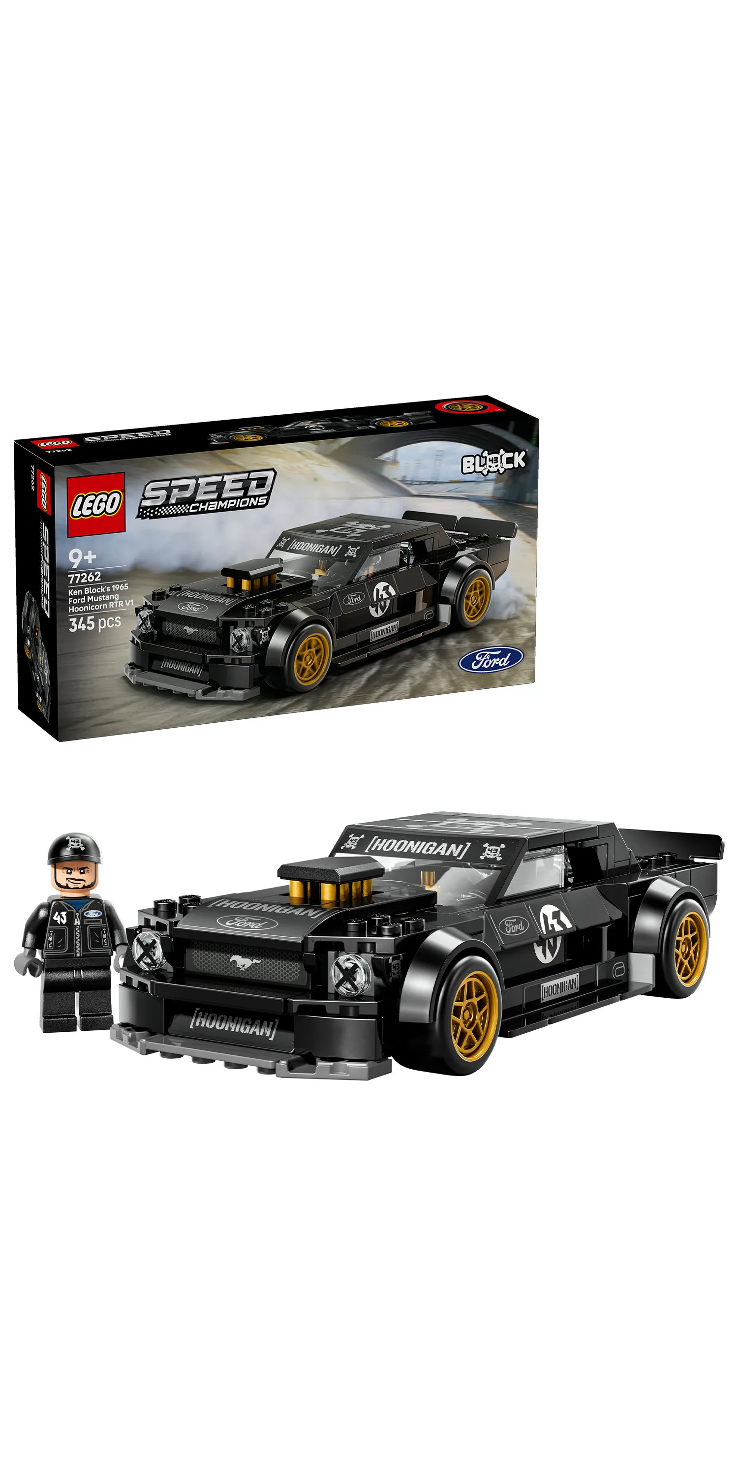 LEGO Speed Champions Ken Block&rsquo;s &rsquo;65 Ford Mustang Hoonicorn V1 77262