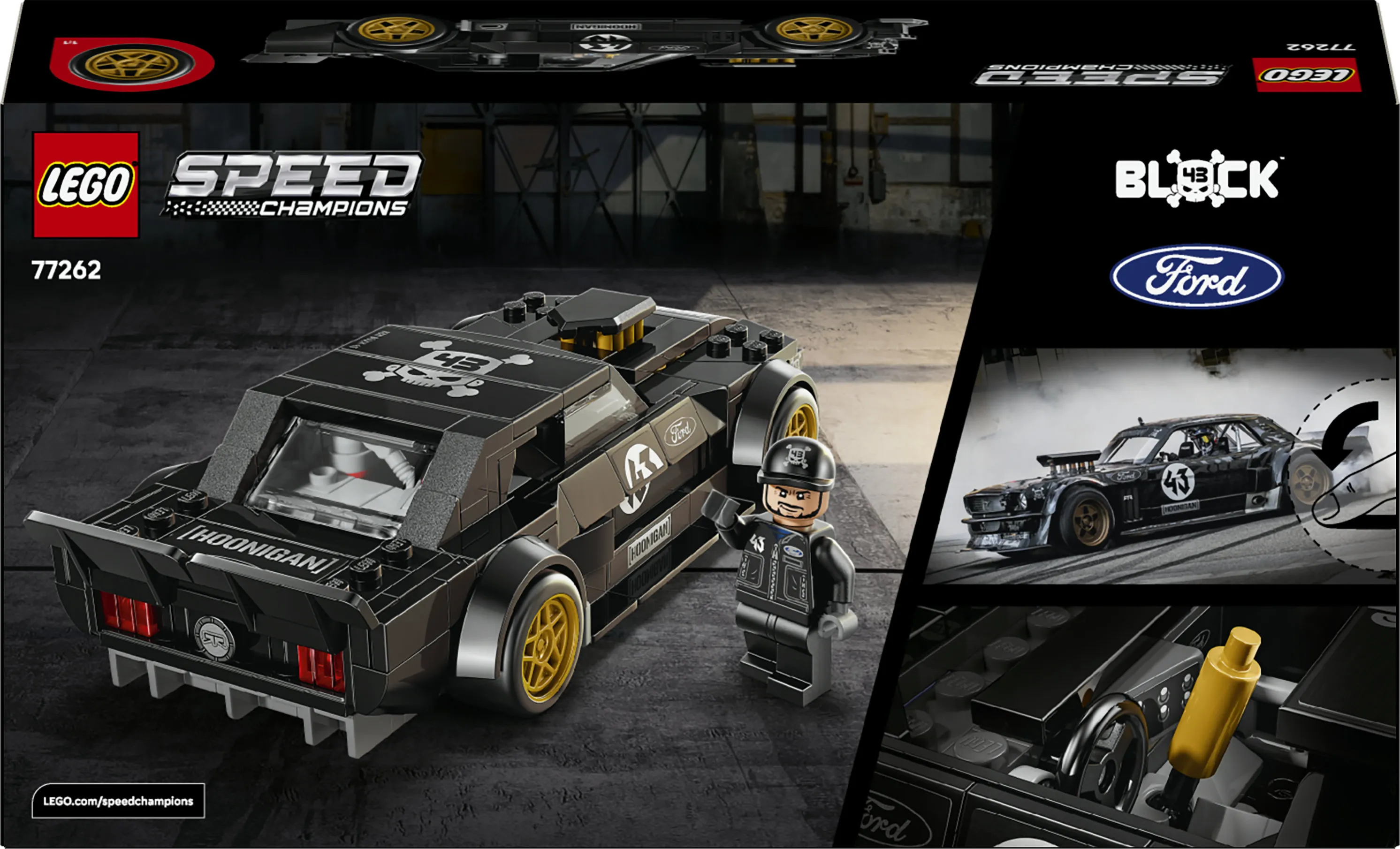 LEGO Speed Champions Ken Block&rsquo;s &rsquo;65 Ford Mustang Hoonicorn V1 77262