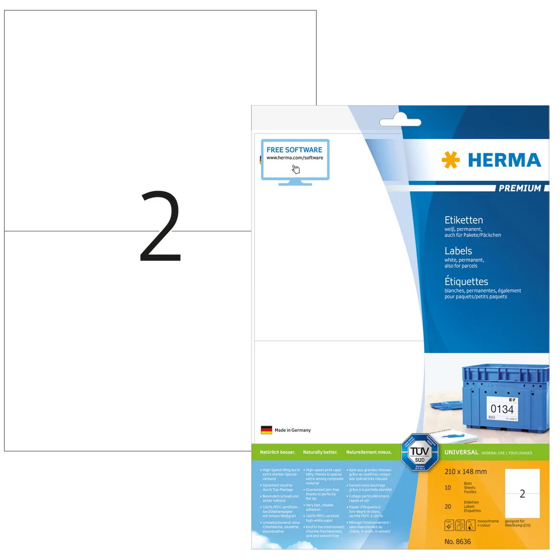 Herma label Premium 210x148 (20)