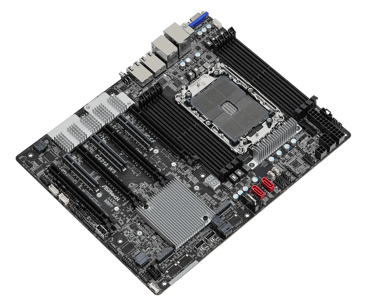 ASRock C621A WS LGA4189 ATX moderkort
