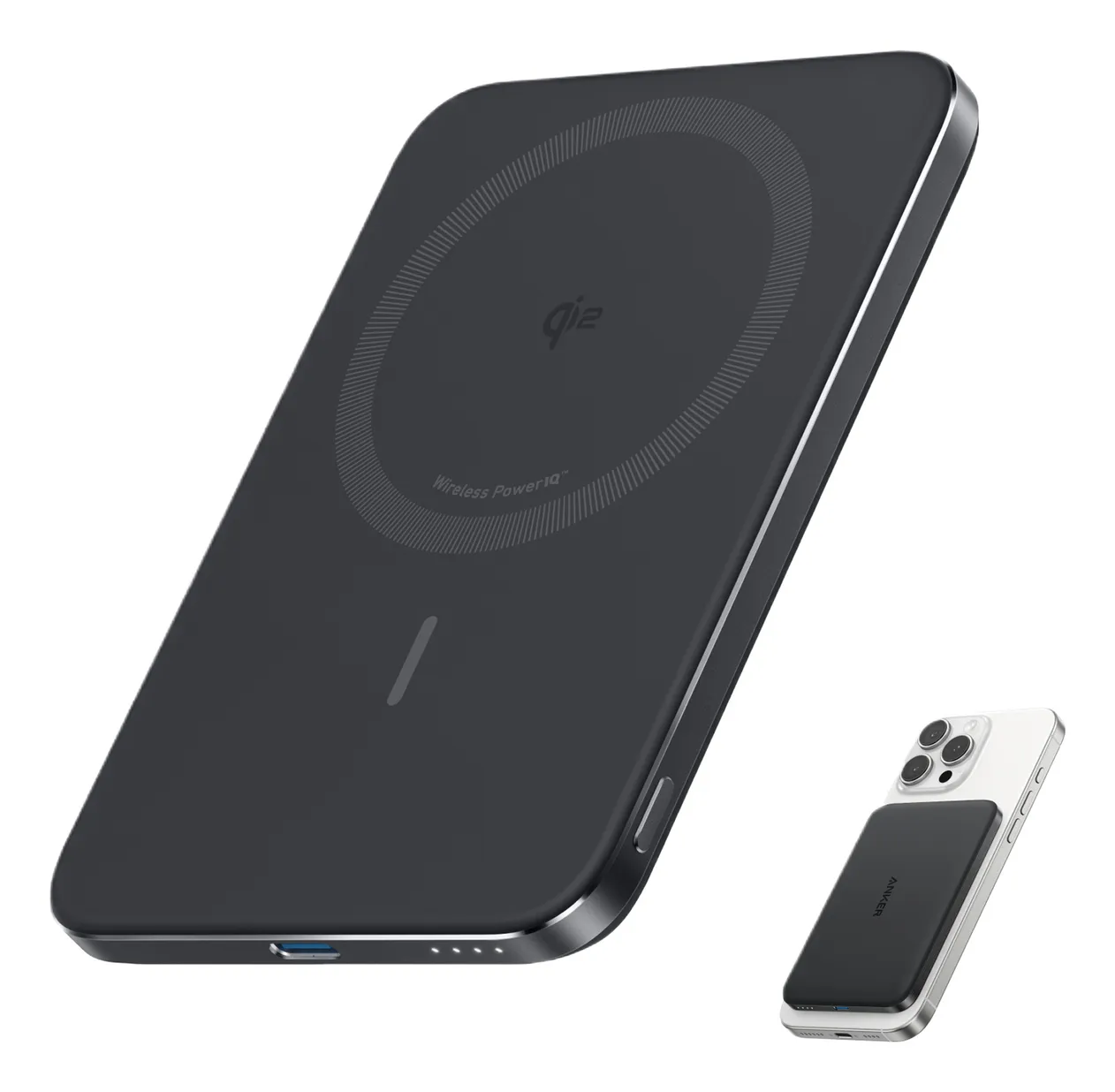 Anker Nano Charger (70W, 3 porttia) -sein&auml;laturi, musta