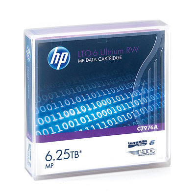 HPE Ultrium RW Data Cartridge - LTO Ultrium 6 6.25 Tt malleihin StoreEver LTO-6, MSL2024, MSL4048, MSL8096, StoreEver 1/8 G2 Tape Autoloader