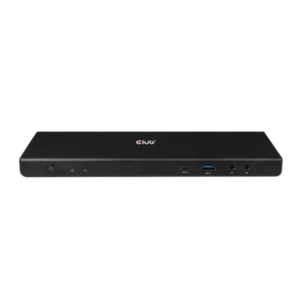 Club 3D 3.2 Gen1 USB-C 13-in-1 - dock with power supply, Black