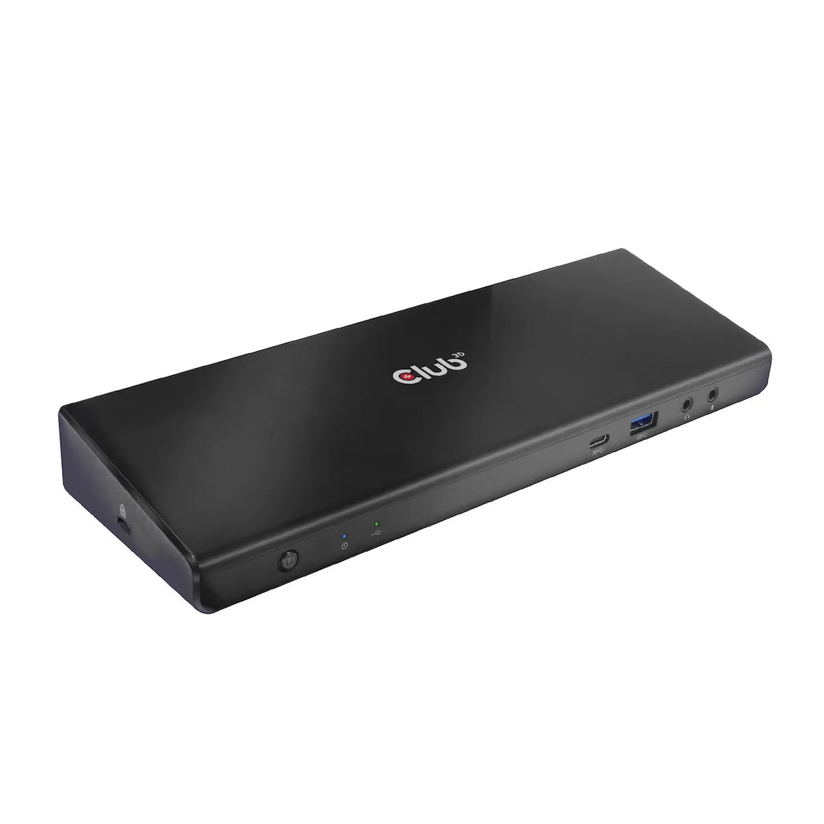 Club 3D 3.2 Gen1 USB-C 13-in-1 - dock with power supply, Black