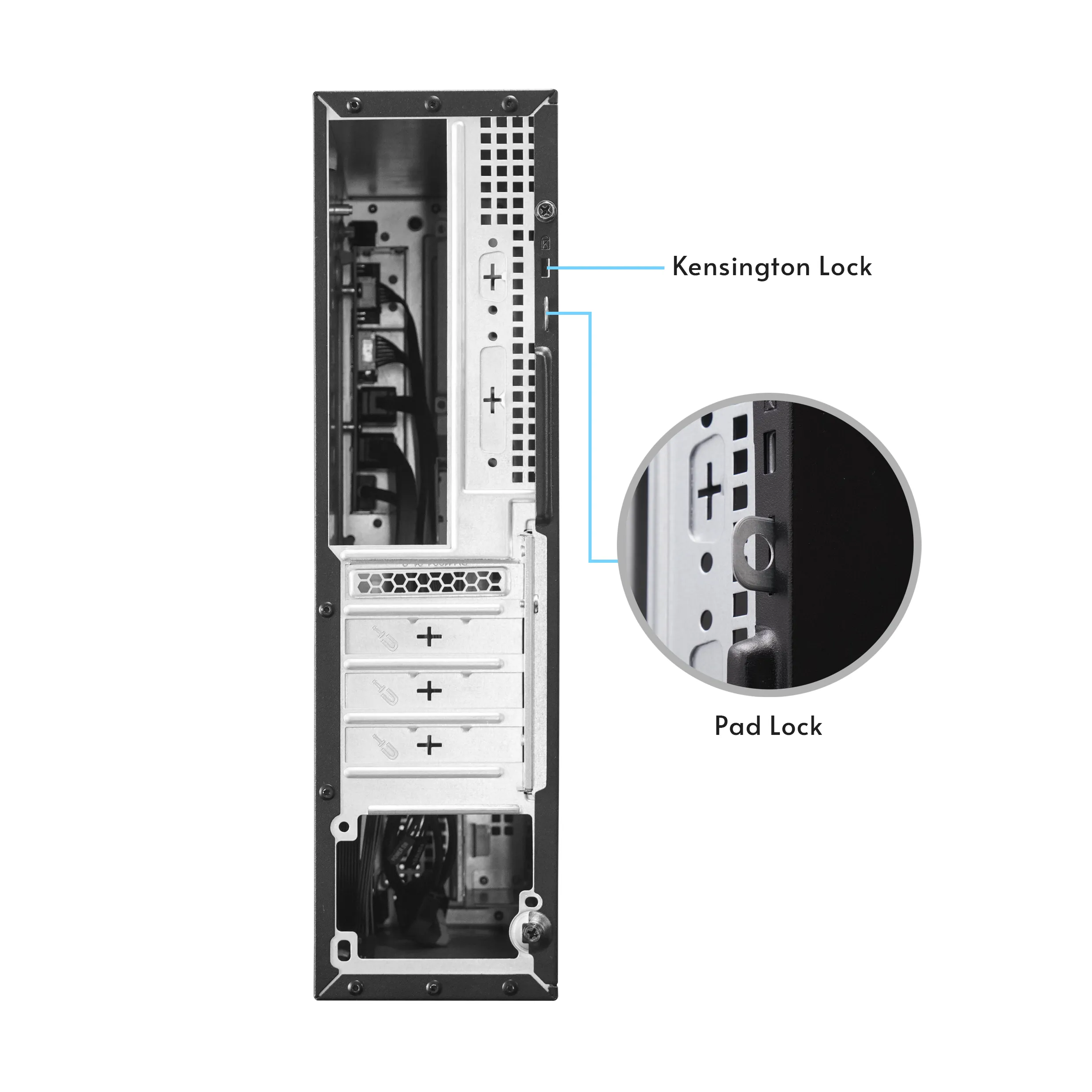 CHIEFTEC DT-10B-300 -SFF-kotelo, musta