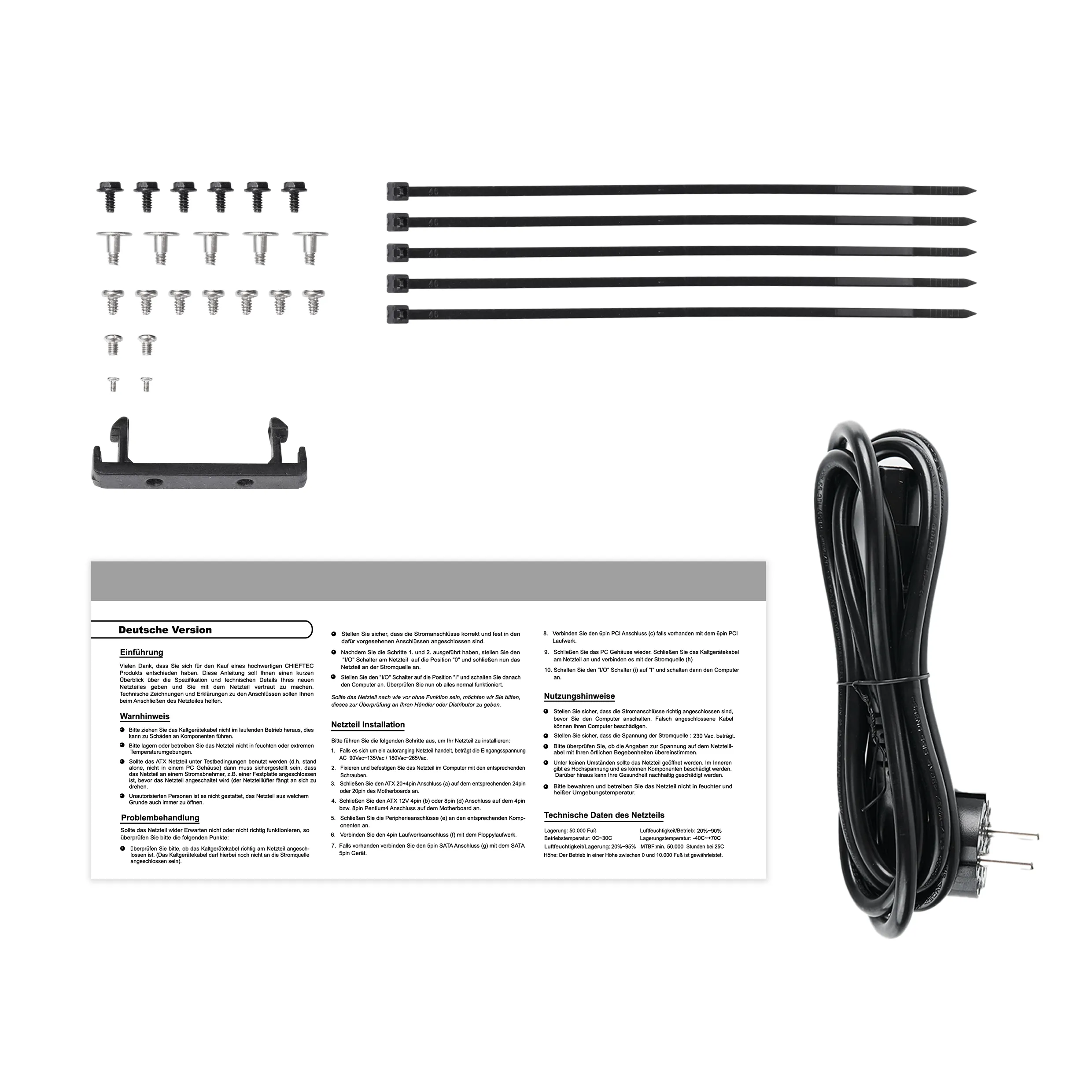 CHIEFTEC DT-10B-300 -SFF-kotelo, musta