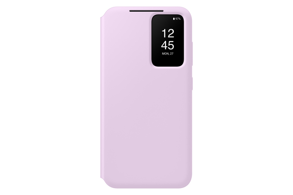 Samsung Clear View Wallet, Galaxy S23 - pl&aring;nboksfodral, lavendel