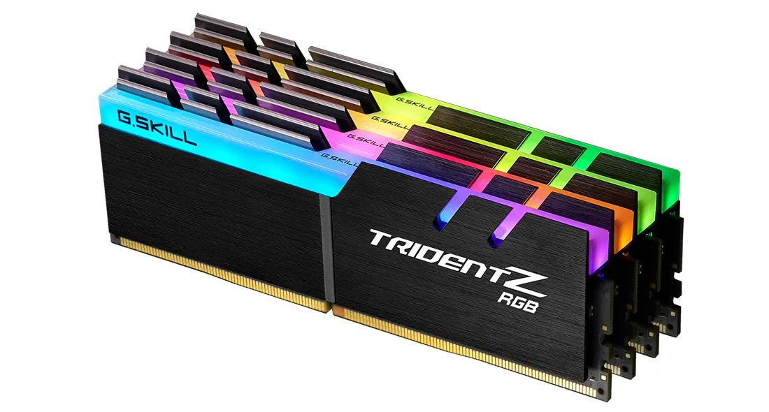 G.Skill Trident Z RGB 32GB (4 x 8GB) DDR4 4000 MHz, CL15 - memory, Black