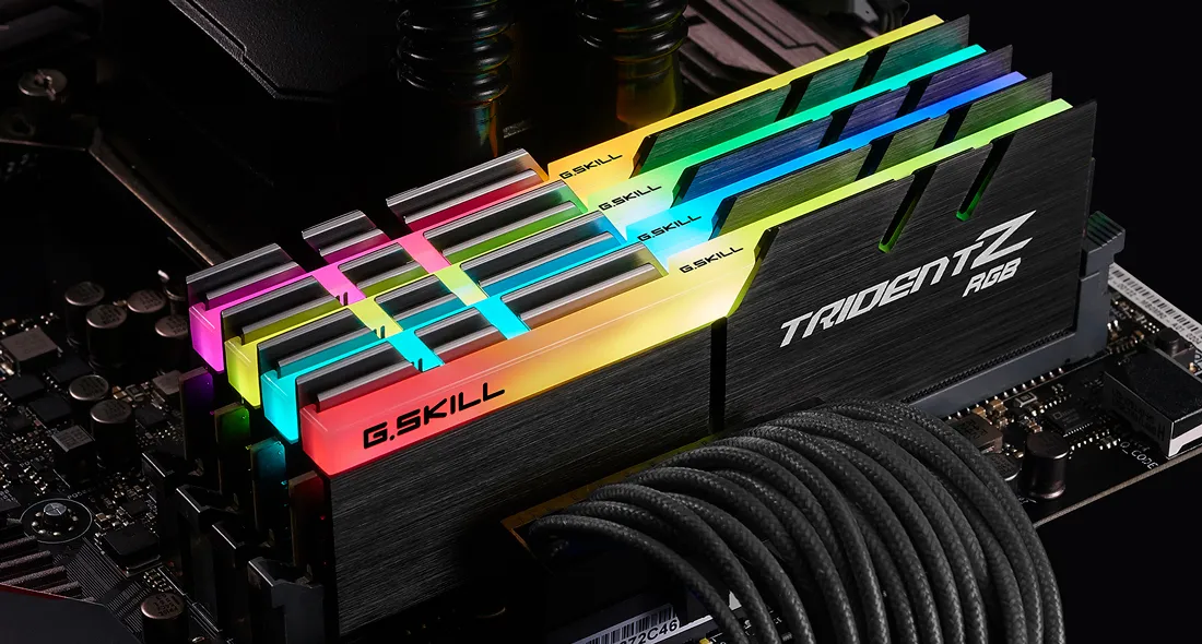 G.Skill Trident Z RGB 32GB (4 x 8GB) DDR4 4000 MHz, CL15 - memory, Black
