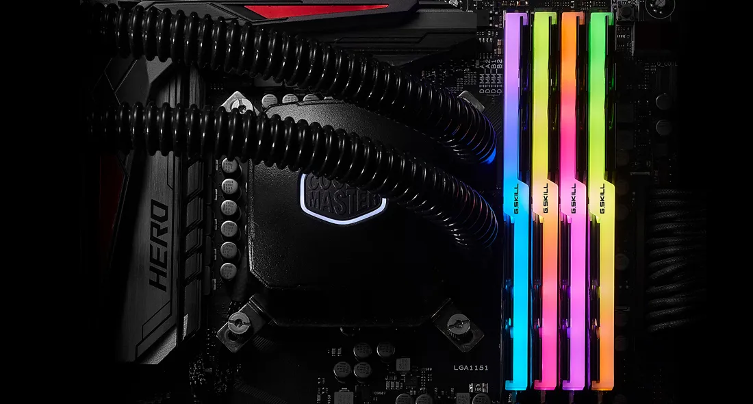 G.Skill Trident Z RGB 32GB (4 x 8GB) DDR4 4000 MHz, CL15 - memory, Black