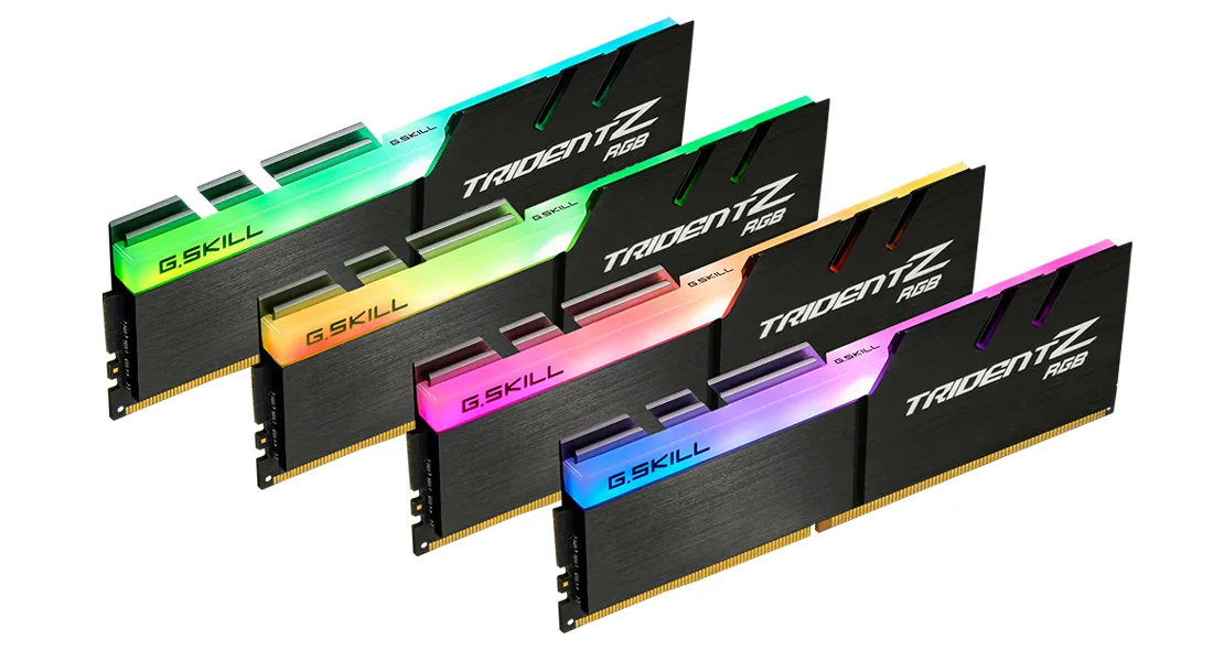 G.Skill Trident Z RGB 32GB (4 x 8GB) DDR4 4000 MHz, CL15 - memory, Black