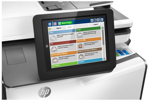 HP PageWide Enterprise 586f Duplex, LAN, A4 - colour Inkjet printer