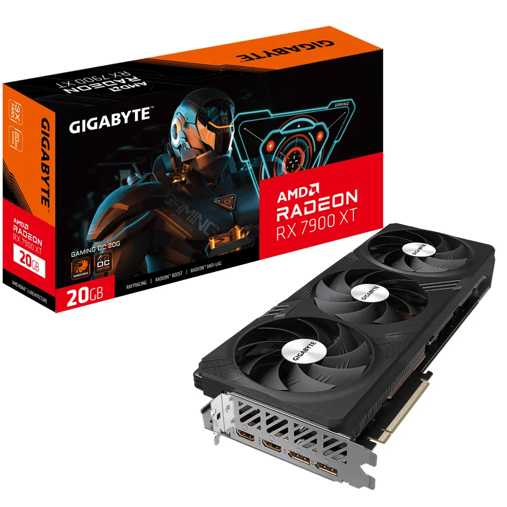 Gigabyte RX 7900 XT Gaming OC 20 Gt -n&auml;yt&ouml;nohjain