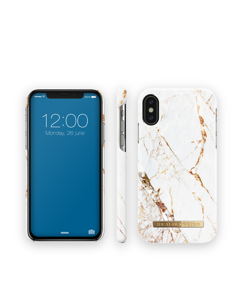 iDeal of Sweden Fashion Case, iPhone X/XS -suojakuori, Carrara Gold