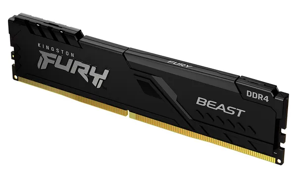 Kingston FURY Beast 8 Gt (1 x 8 Gt) DDR4 3200 MHz, CL16 -muisti, Musta