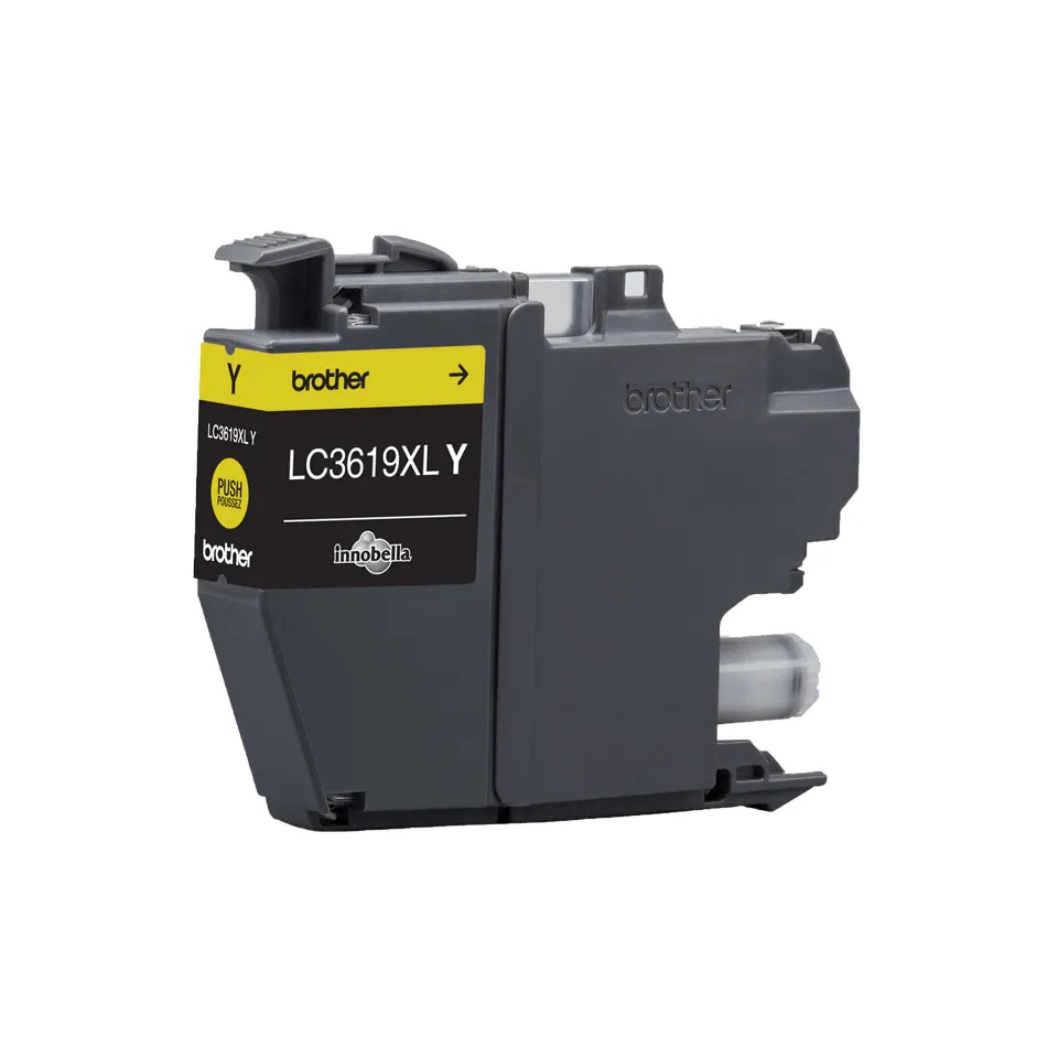 Brother LC3619XLY XL -mustekasetti, keltainen