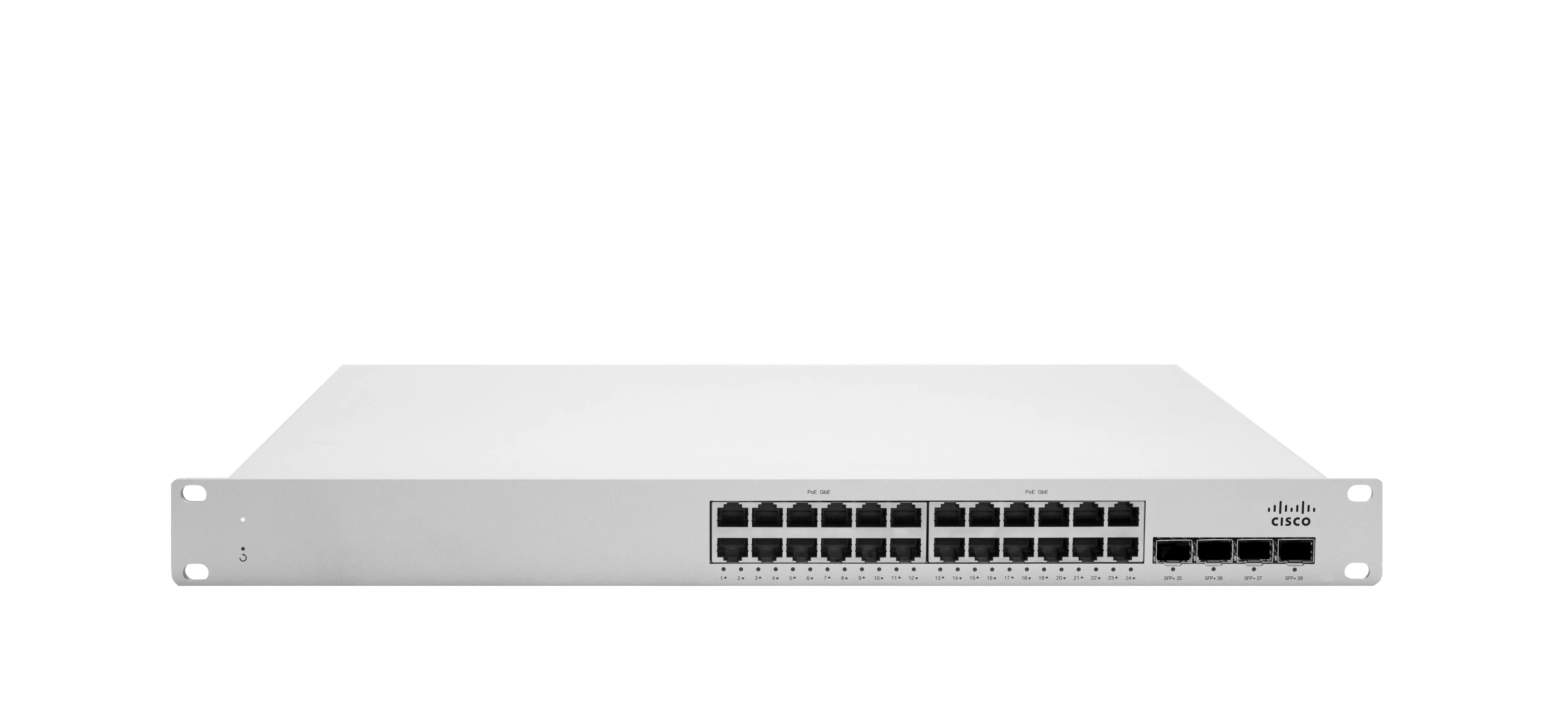 Cisco Meraki Cloud Managed MS250-24 - Kytkin - L3 - Hallinnoitu - 24 x 10/100/1000 + 4 x SFP+ - ty&ouml;p&ouml;yt&auml;, r&auml;kkiin asennettava