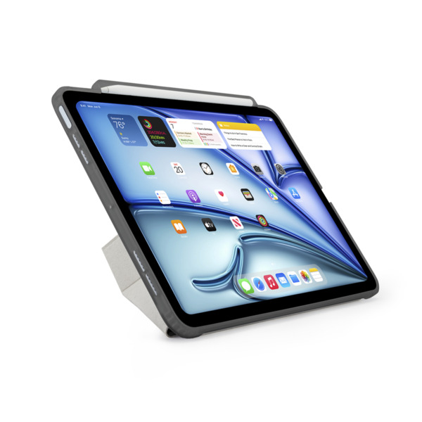 Pipetto iPad Air 11" Origami No3 - pencil case, grey