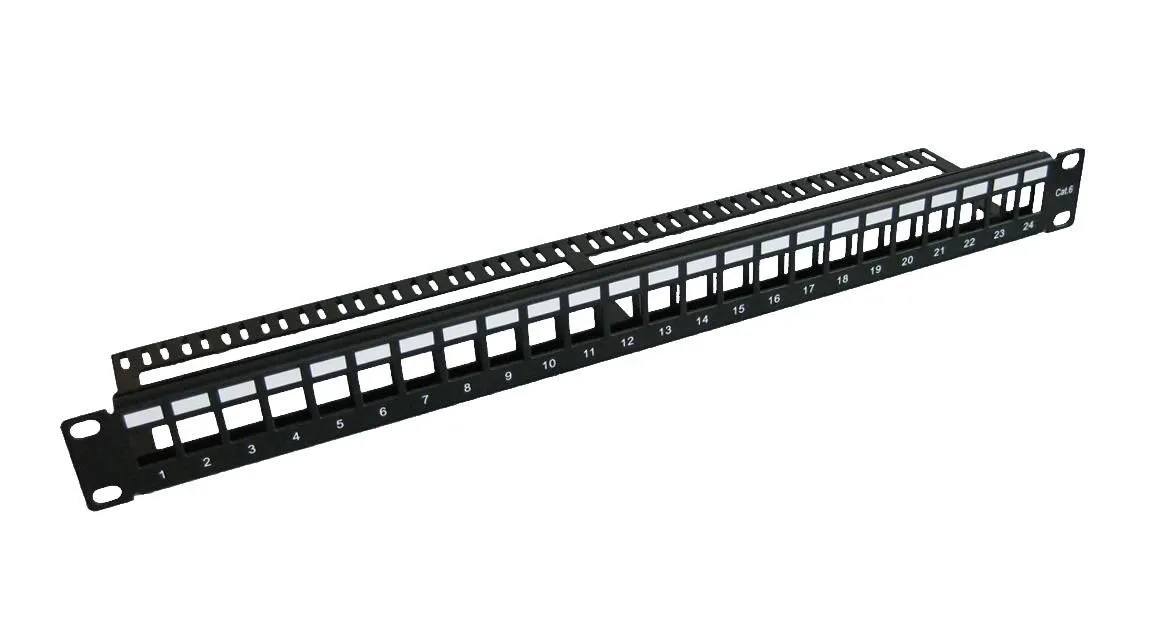 19" Blank patch panel, 24port,