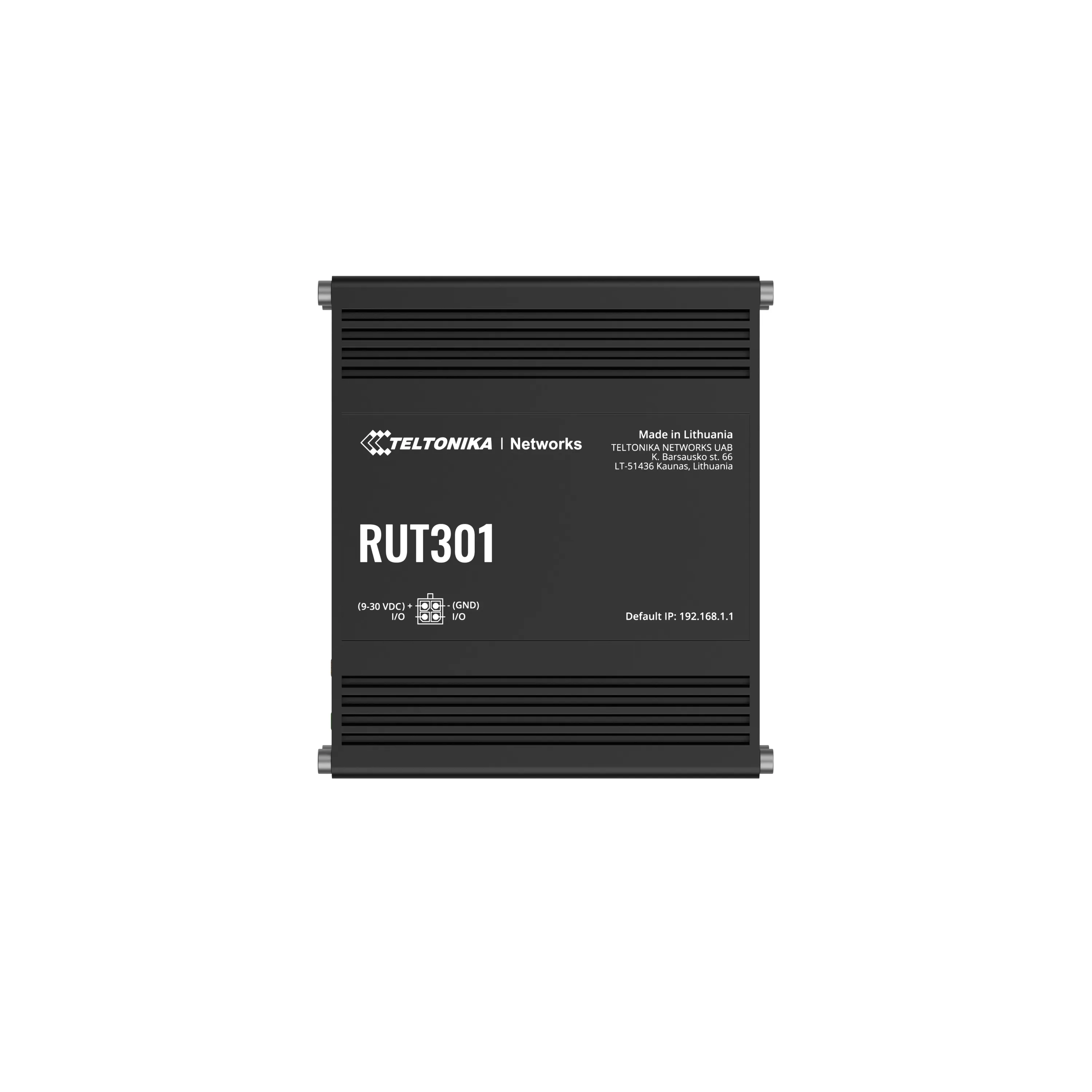 Teltonika RUT301 PoE - Industrial Ethernet Router, Black