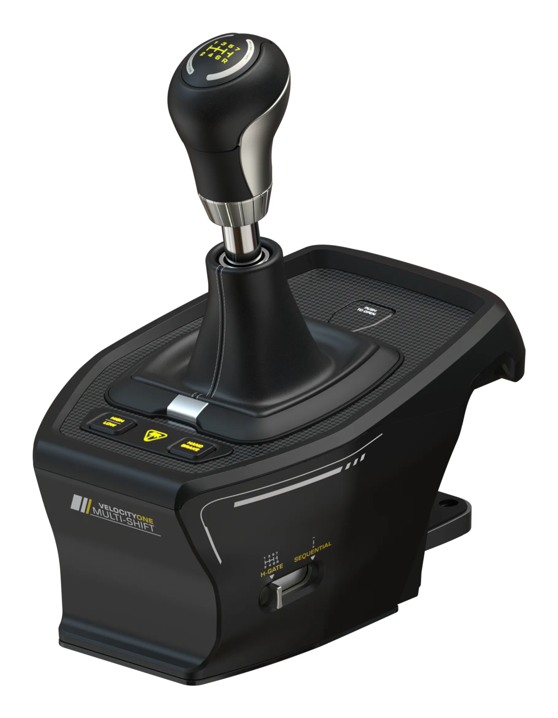 Turtle Beach VelocityOne Multi-Shift -langallinen vaihdin- ja k&auml;sijarrumoduuli, musta ja hopea