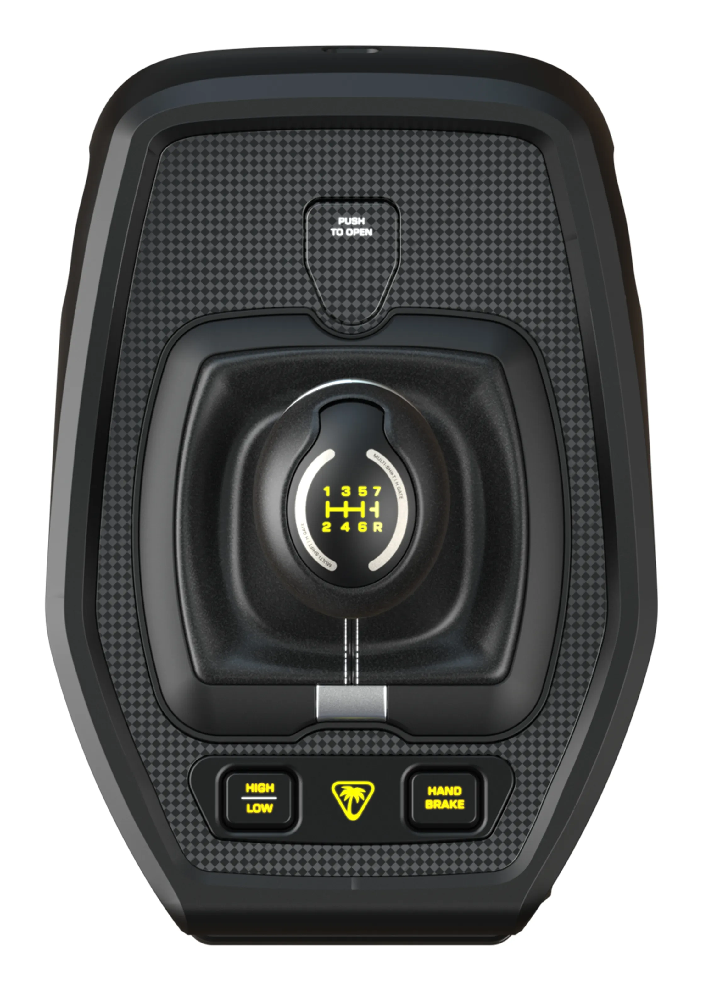 Turtle Beach VelocityOne Multi-Shift -langallinen vaihdin- ja k&auml;sijarrumoduuli, musta ja hopea
