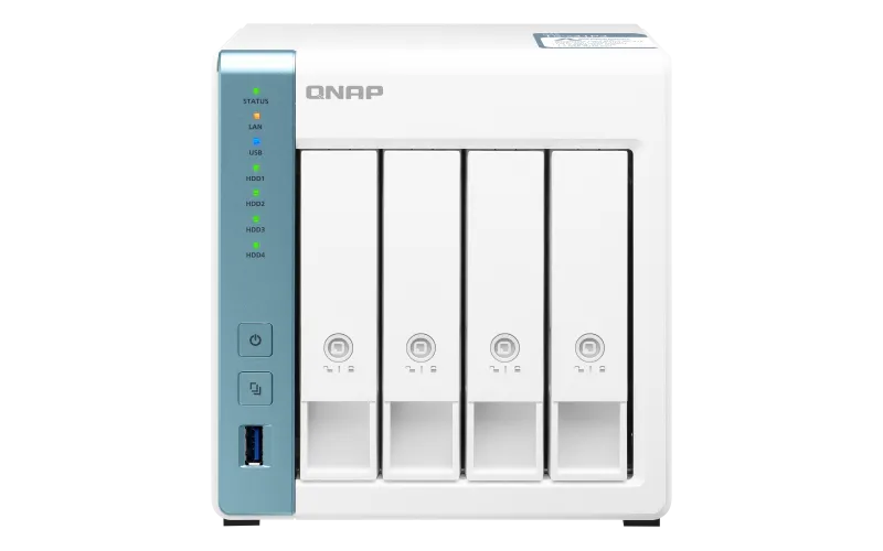 Qnap TS-431P3-2G, 4x h&aring;rdiskplatser - NAS-server