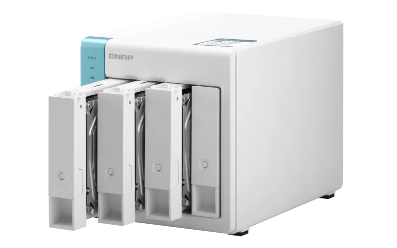 Qnap TS-431P3-2G, 4x h&aring;rdiskplatser - NAS-server