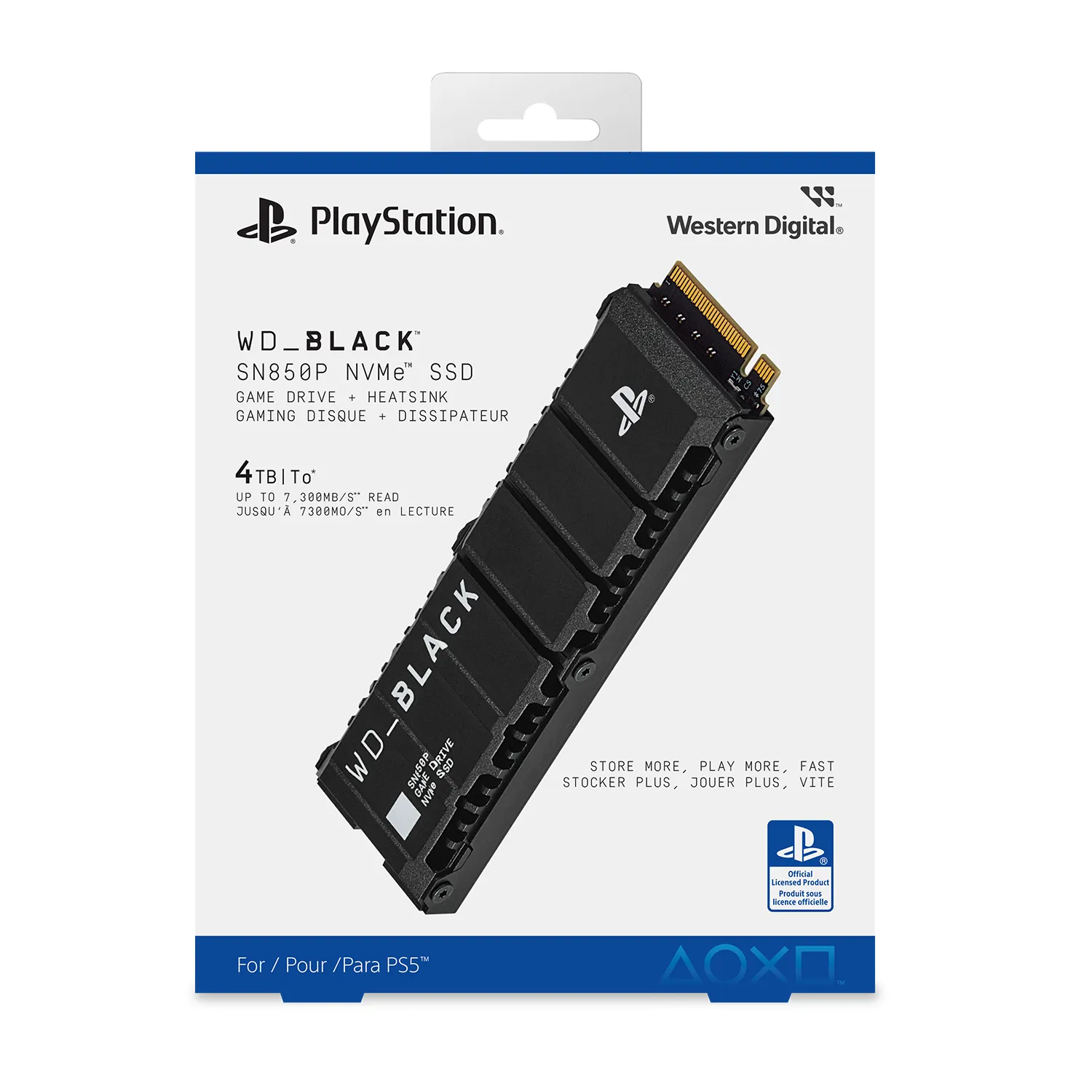 WD Black SN850P 2TB M.2 PCIe Gen4 NVMe SSD with Heatsink