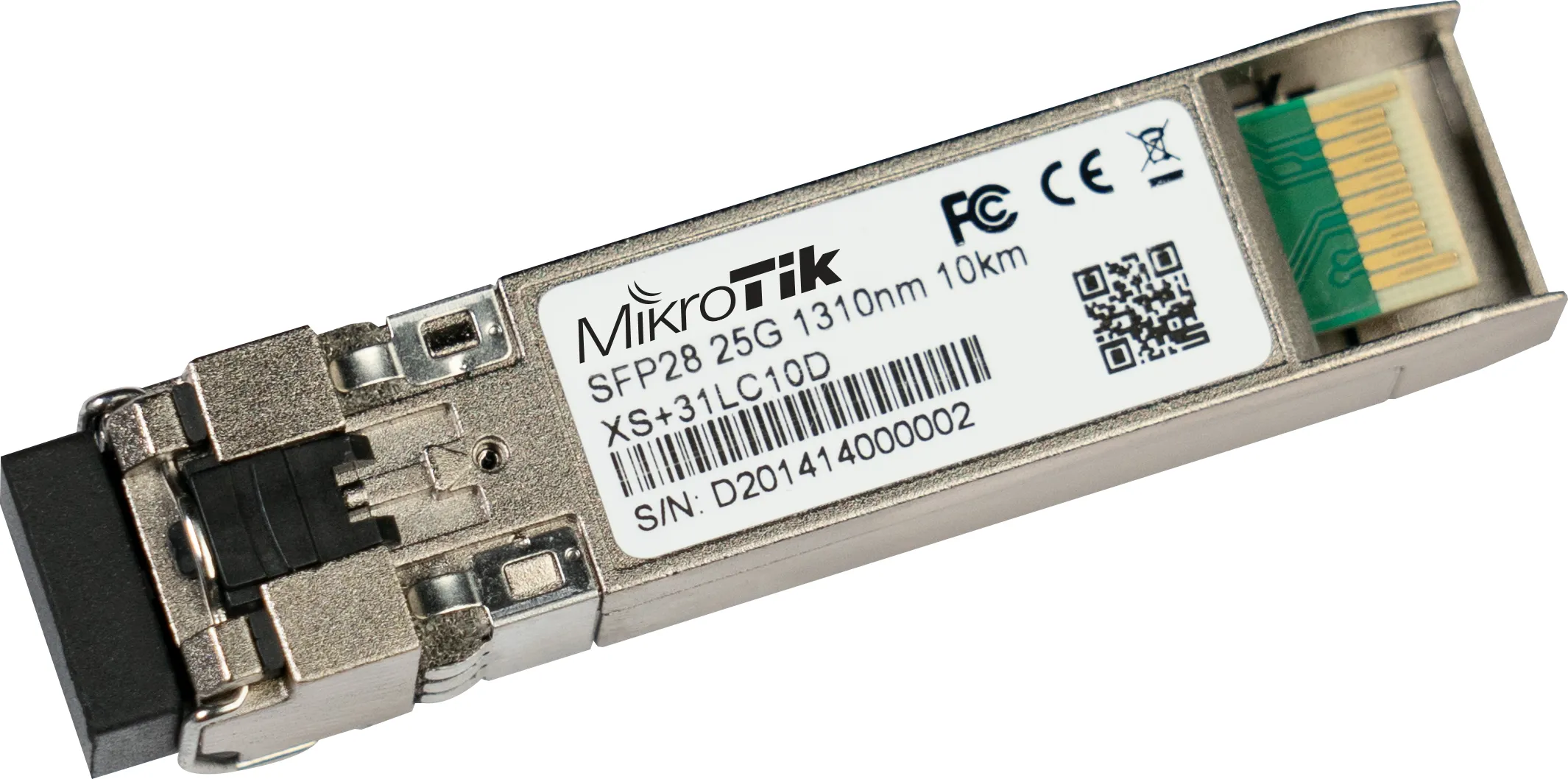 Mikrotik XS+31LC10D A combined 1.25G SFP 10G SFP+ and 25G SFP28 modul