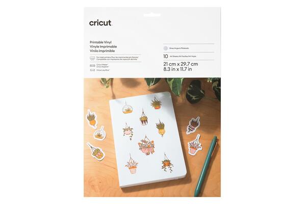Cricut Joy Xtra Printable Vinyl Silver 10-pack A4