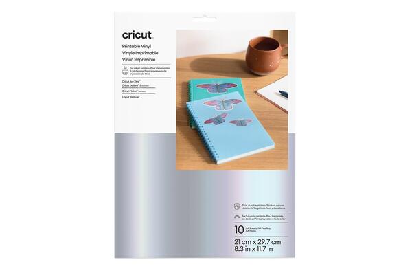 Cricut Joy Xtra Printable Vinyl Silver 10-pack A4