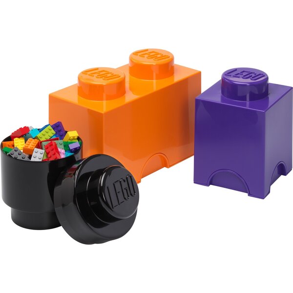 Room Copenhagen LEGO memory block multi pack 3 pieces, storage box (orange, size S) Room Copenhagen LEGO memory block multi pack 3 pieces, storage box (orange, size S)