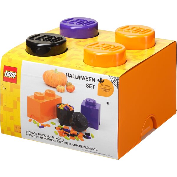 Room Copenhagen LEGO memory block multi pack 3 pieces, storage box (orange, size S) Room Copenhagen LEGO memory block multi pack 3 pieces, storage box (orange, size S)