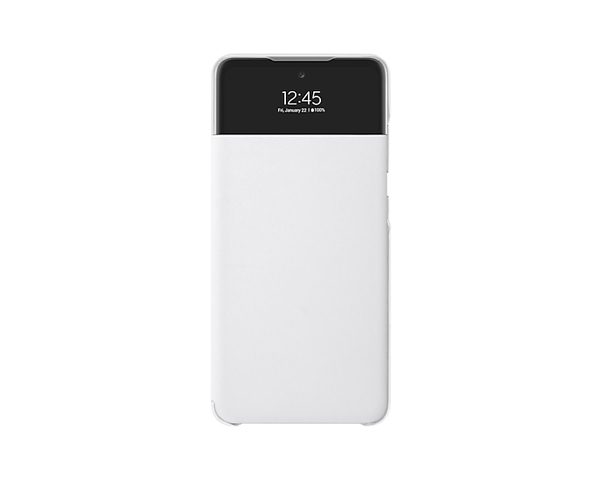 Samsung Smart View Wallet, Galaxy A52 5G -suojakotelo, Valkoinen