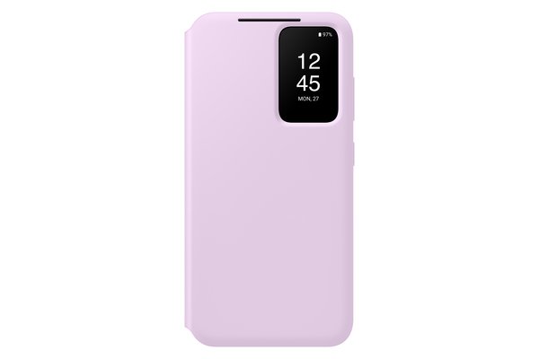 Samsung Clear View Wallet, Galaxy S23 - pl&aring;nboksfodral, lavendel