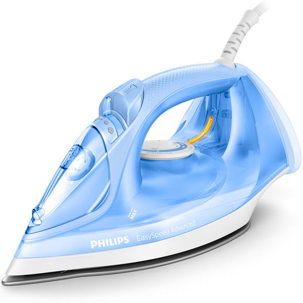 Philips EASYSPEED ADVANCED - Steam iron, Blue, White