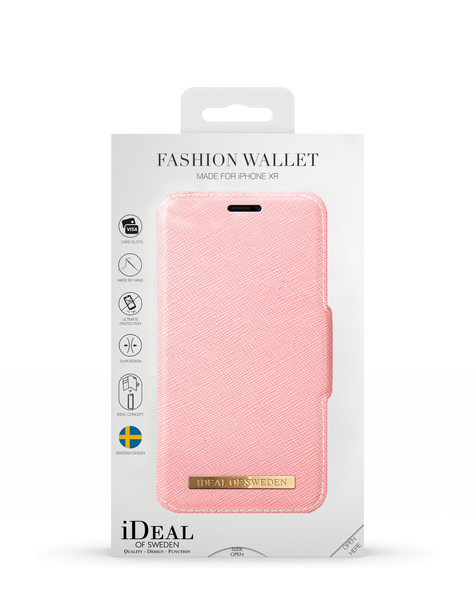 iDeal of Sweden Fashion Wallet, iPhone Xr - pl&aring;nboksfodral, Rosa