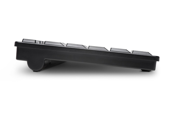 Kensington Pro Fit Low-Profile Desktop Set - N&auml;pp&auml;imist&ouml;- ja hiiri -pakkaus - langaton - 2.4 GHz - espanja - musta