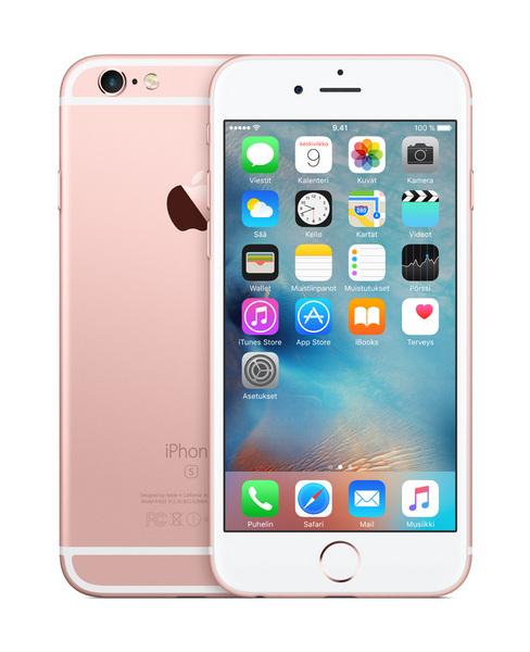 Apple iPhone 6s 128Gt Ruusukulta