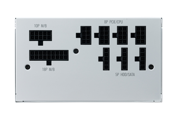 Cooler Master V-Series V2 650W -virtal&auml;hde, 80 Plus Gold (White Edition)