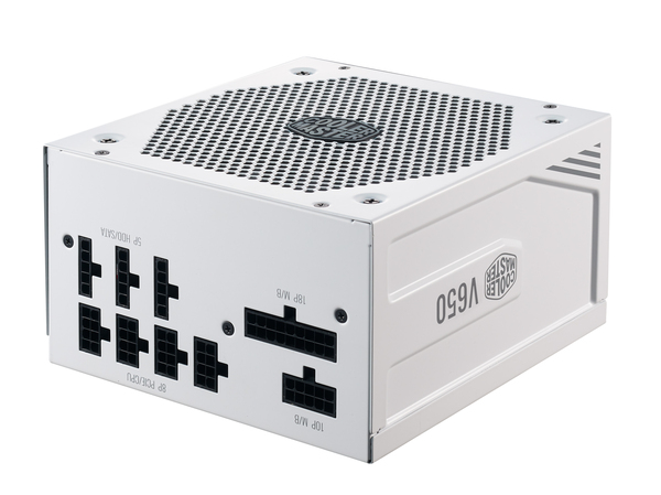 Cooler Master V-Series V2 650W -virtal&auml;hde, 80 Plus Gold (White Edition)
